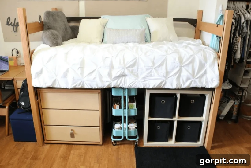 Dorm Room Unlocked: Smart Hacks for Ultimate Space 3 Under bed storage solutions for dorm rooms
