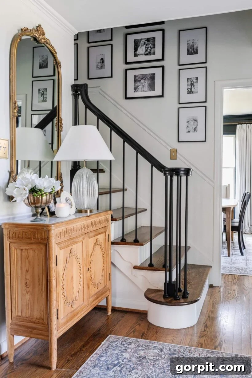 Creative DIY Staircase Transformations 12 DIY staircase makeover with new iron spindles