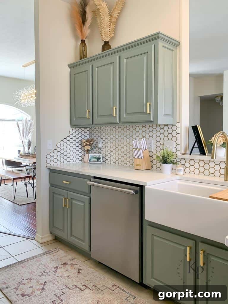 Timeless Neutral Colors for Stunning Kitchen Cabinets 17 Evergreen Fog by Sherwin Williams on kitchen cabinets