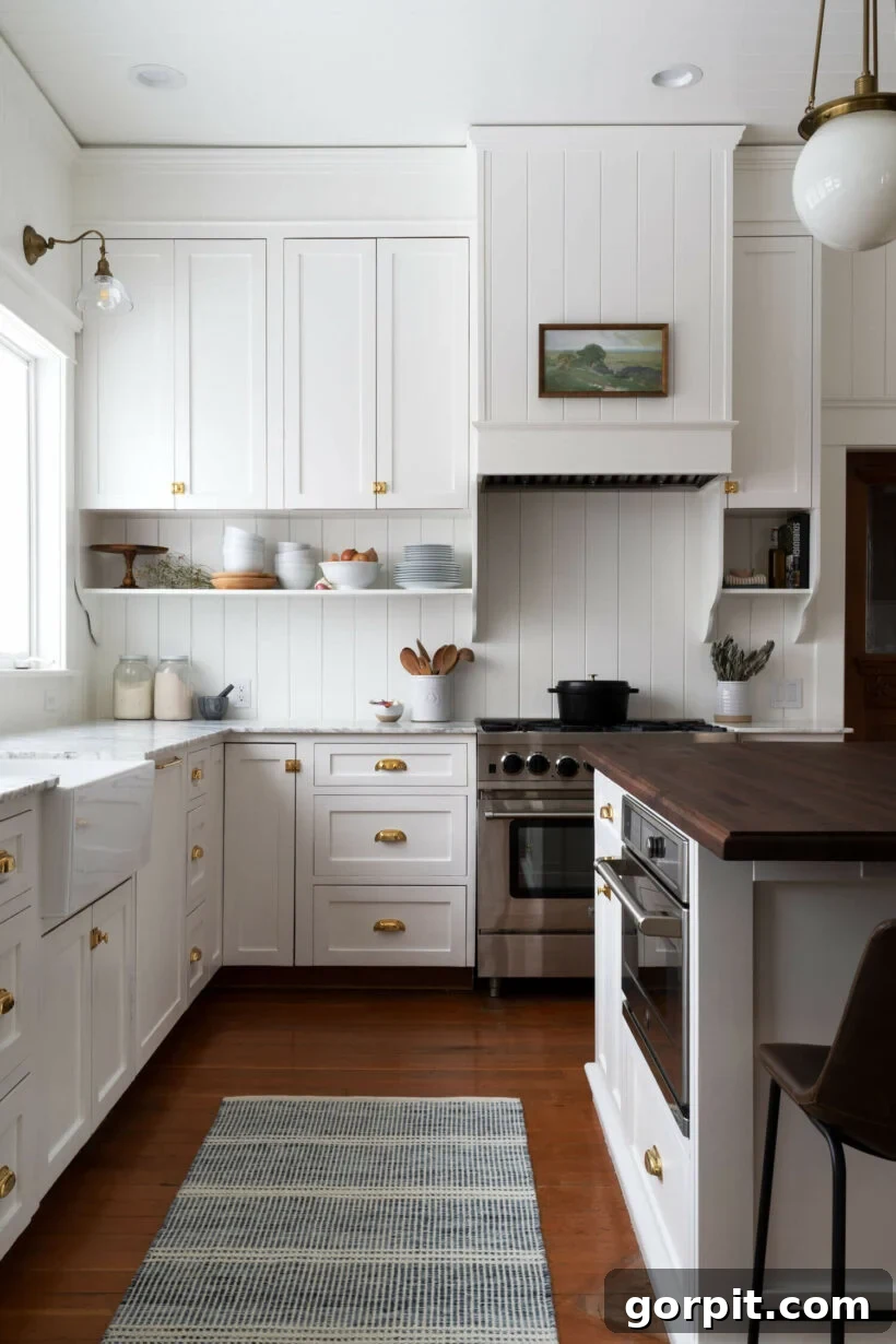 Timeless Neutral Colors for Stunning Kitchen Cabinets 3 Simply White by Benjamin Moore on cabinet makeover in farmhouse kitchen