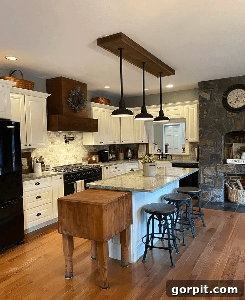 Timeless Neutral Colors for Stunning Kitchen Cabinets 7 Ivory by Benjamin Moore on cabinets in rustic DIY kitchen