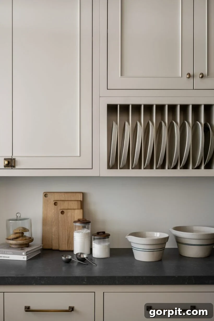 Timeless Neutral Colors for Stunning Kitchen Cabinets 9 kitchen cabinets painted Accessible Beige by Sherwin Williams
