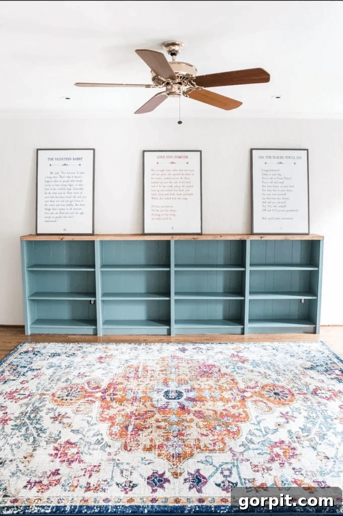 DIY IKEA hack bookcase 