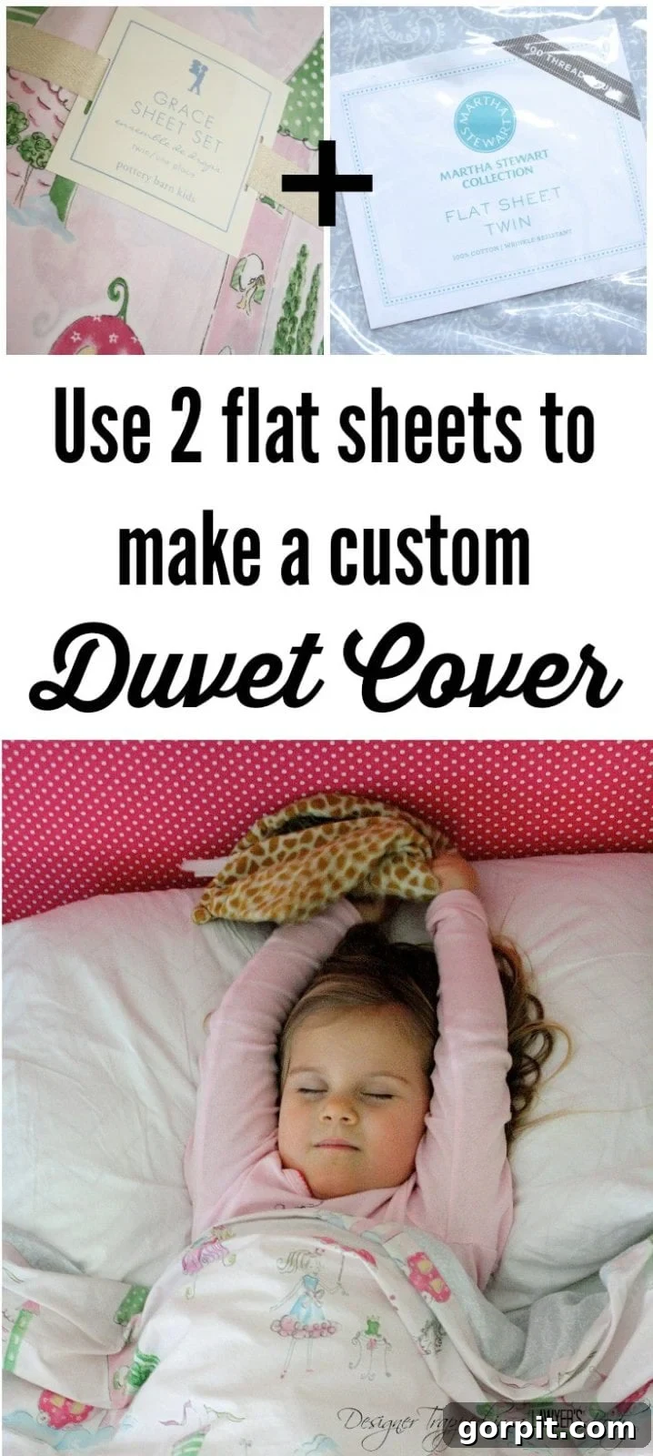 Crafting Your Own Bespoke Duvet 2 Learn to effortlessly create a custom DIY duvet cover using two flat sheets, a simple and budget-friendly sewing project for stylish bedding.