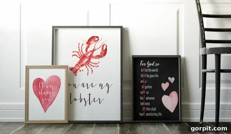 The best free Valentine's Day printables you'll ever find! Perfect designs that are completely free to download and frame, making romantic decor incredibly easy and accessible.