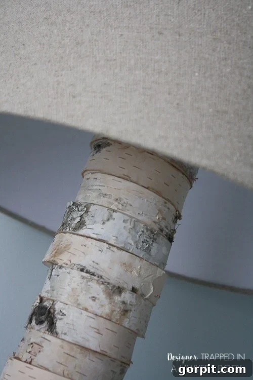 Elegant DIY Stacked Wood Lamp Adding a Rustic Touch to Modern Decor