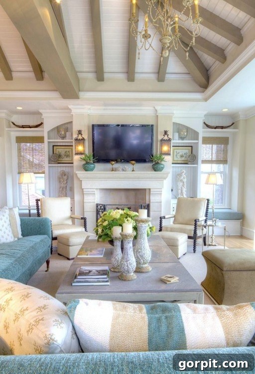 Faux Wood Beams Your Ceiling Masterpiece 4 Modern home interior featuring sleek wooden ceiling beams, showcasing architectural detail, via Zillow Digs.