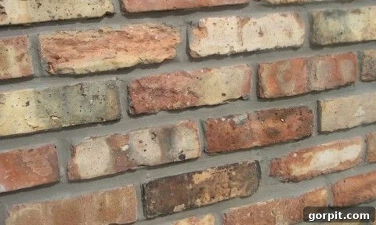 Achieving an Aged, Whitewashed Faux Brick Look