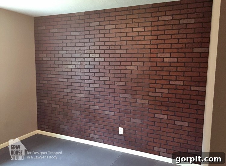 Sample Paint Pots for DIY Faux Brick Wall Project