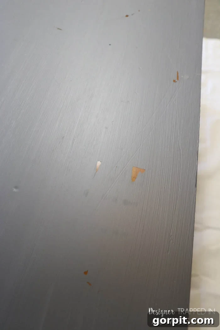 chipped painted furniture